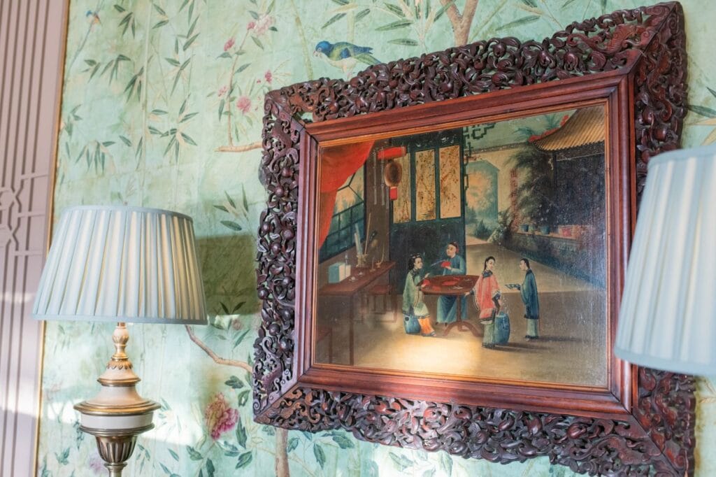 A Quiet Treasure The Qing Dynasty Wallpaper in Our Regal Dining Room The Vanderbilt Estate 001 - The Vanderbilt Estate, by Murjani