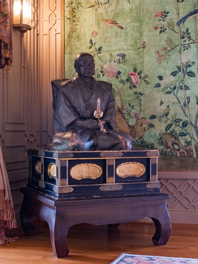 A Quiet Treasure The Qing Dynasty Wallpaper in Our Regal Dining Room The Vanderbilt Estate 002 - The Vanderbilt Estate, by Murjani